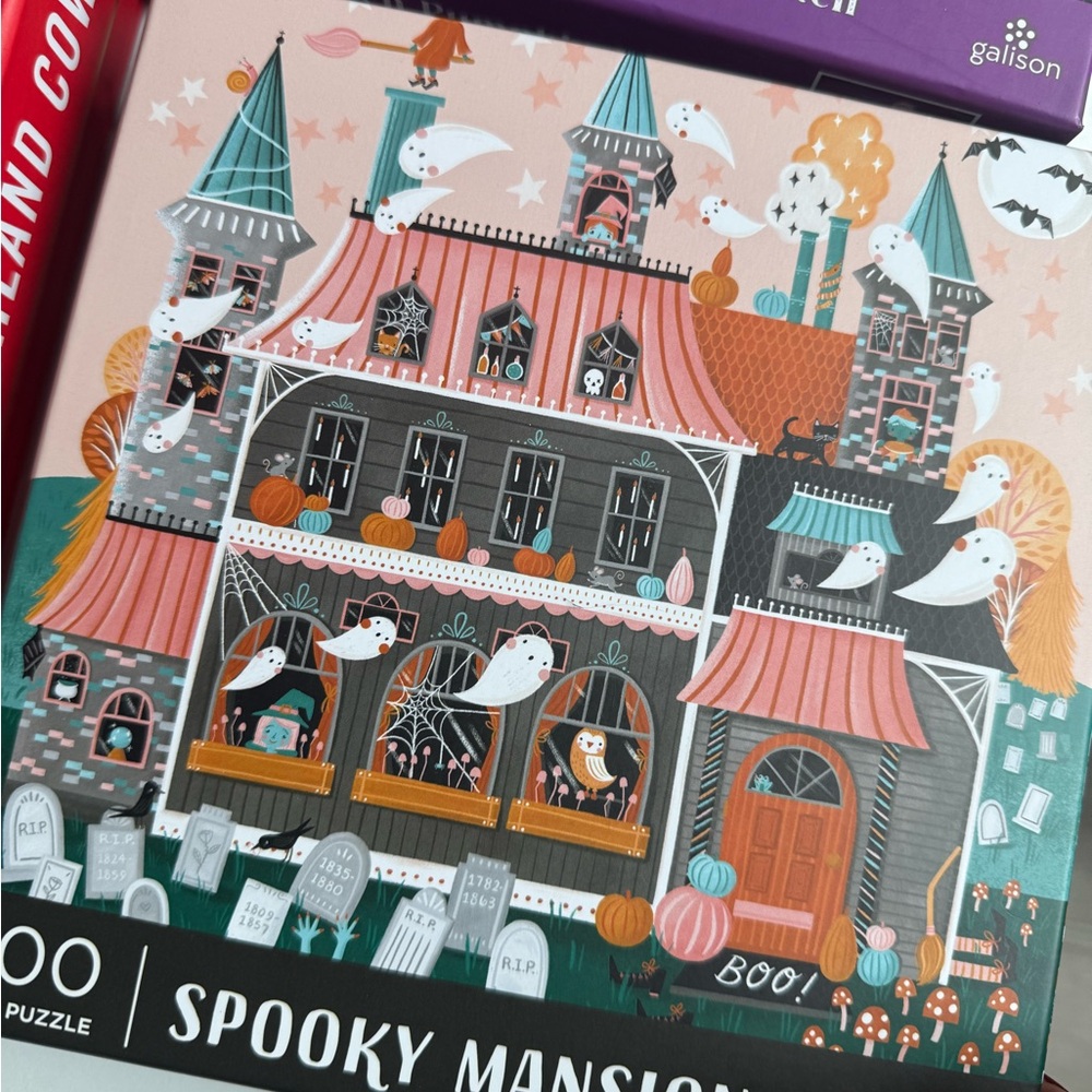 Haunted Mansion Puzzle with Ghosts